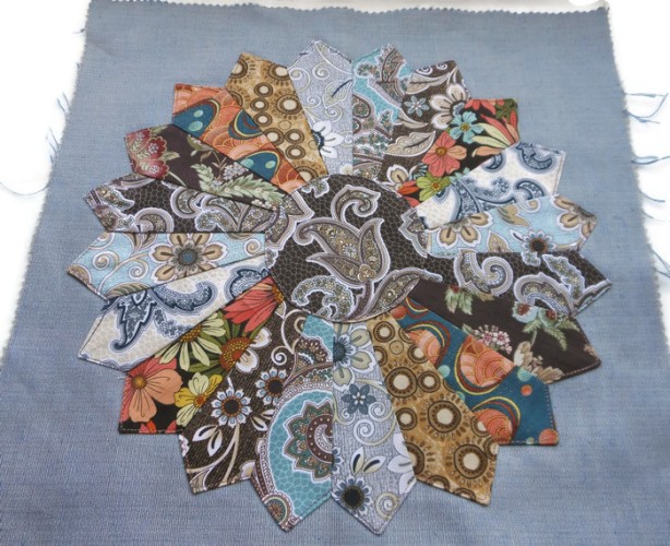 Yay! The front of your cushion cover is complete - Gone forever are those unsightly threads and frayed edges of fabric.